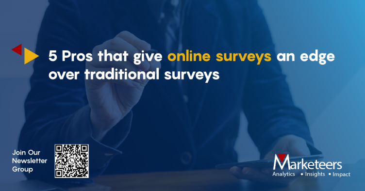 5 pros that give online surveys an edge over traditional survey