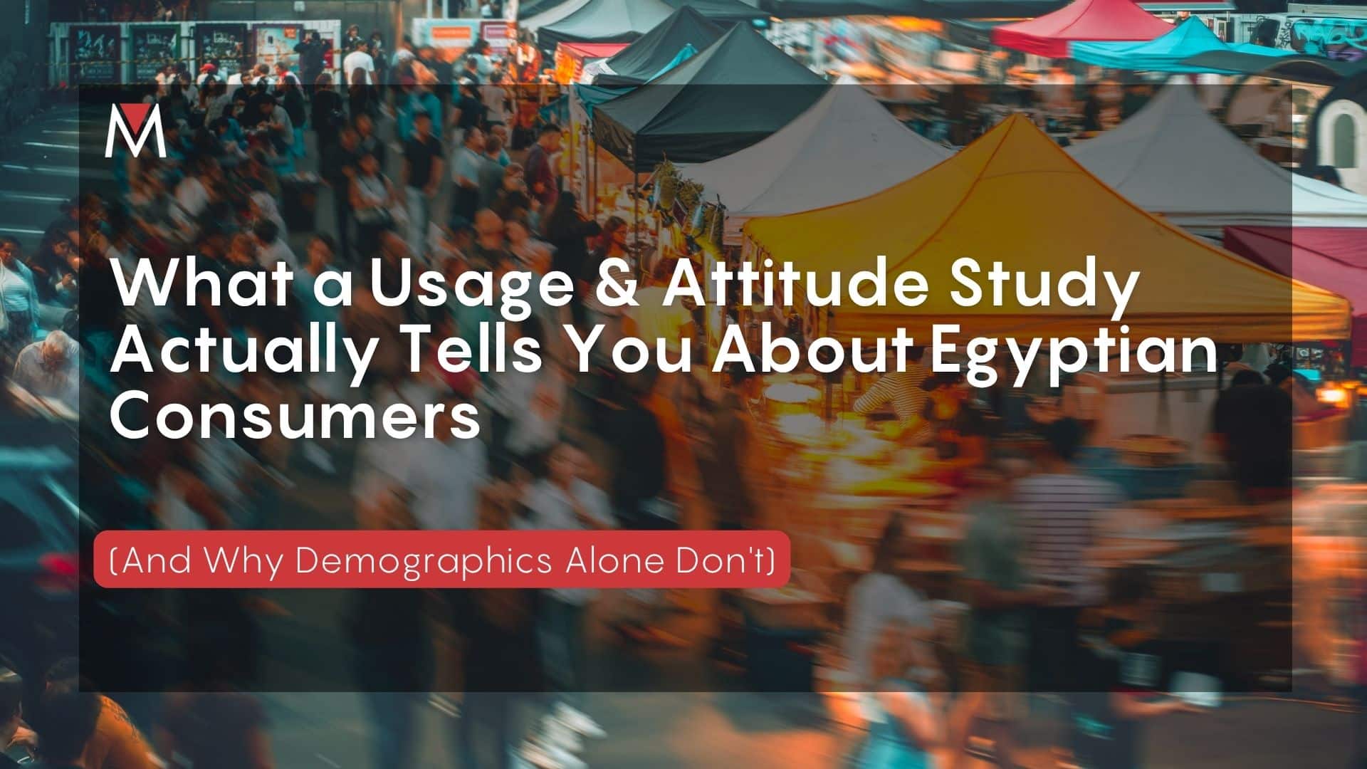 What a Usage & Attitude Study Actually Tells You About Egyptian Consumers (And Why Demographics Alone Don't)